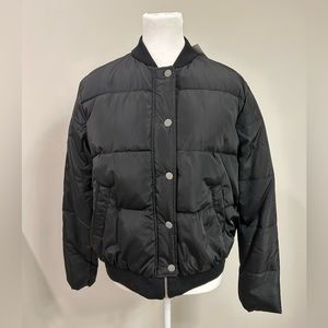 Forever 21 Women’s Puffer Jacket- Black- NWT